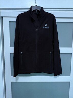 Port Authority St Jude's  Hospital Fleece zip front jacket sz Medium M